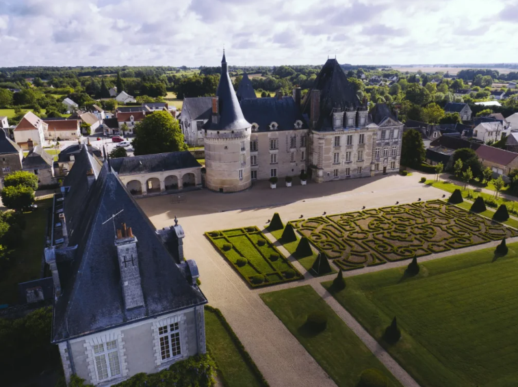 Castle Park and Gardens of Azay-le-Ferron, France